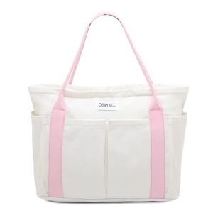DSW Cream and Pink Baby Bag